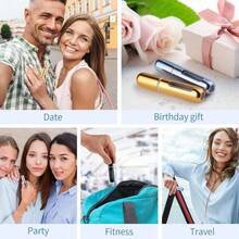 Travel Perfume Bottle Refillable, Mini Refillable Bottle, Small Spray Bottles For Travel, Cologne Sprayer, Must Have Essentials - màu đen - Xem 5