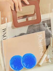 1/2/4pcs Round Eye Mask Cold Compress Patch, Face Eye Cooling Mask, Double Eyelid Hot/Cold Therapy Eye Mask