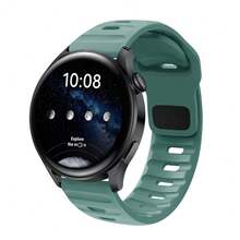 1PC 20mm 22mm Soft Sweatproof Sports Silicone Strap Compatible With Samsung Galaxy Watch 7 6 5 4 40 44mm 6Classic 43 47mm 5Pro 45mm Replacement Band - 20mm - View 14