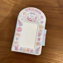 1pc Grid Card Album With Snap Closure, 3-Inch Instant Photo Album, Idol/K-Pop Style Card Holder - Multicolor - View 7