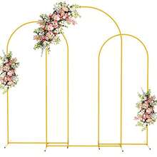 1pc Metal Arch Backdrop Stand, Wedding Arch Frame, Available In 5ft, 6ft, 6.6ft, 7.2ft, Suitable For Birthday Party, Graduation Ceremony Decoration (Arch Frame Only)