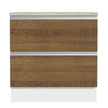 Gabinete Bajo Cocina Madesa Glamy 80cm Blanco/Marrón 12 - Multicolor - Ver 5