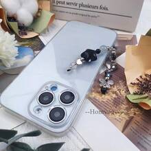 1-4PCS Cute Phone Charms Aesthetic Y2K Cell Phone Charms Strap Strawberry Butterfly Star PhoneCharm Y2K Accessories For Bag Keychain  Camera Pendants Decor - 2x白雲星 - 查看 6
