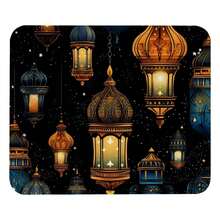 1个斋月节电脑鼠标垫，游戏鼠标垫，防滑橡胶底座笔记本电脑鼠标垫，适用于办公无线有线鼠标