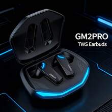 Lenovo GM2 PRO True Wireless Bluetooth Earphones: Professional-Grade Low-Latency Gaming Mode, Active Noise Cancellation, Ultra-Long Battery Life, Sports Sweat-Proof Music Earphones, Men's Gift, Black. - Black - View 8
