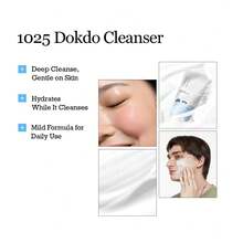 ROUND LAB 1025 Dokdo Cleanser 5.07 Fl Oz, Low PH Facial Cleanser For Sensitive Skin, Rich Soft Bubbles For Deep Cleansing And Makeup Removal, Hydrating Face Wash With Deep Sea Water, Korean Skin Care - Vệ sinh sâu - Xem 4