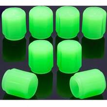 4/8PCS Fluorescent Tire Valve Stem Caps - Glow In The Dark Tire Valve Caps, Luminous Car Tire Air Cap Universal Fit For Cars, Trucks, Motorcycles, Bikes & Bicycles (Green) - 4pcs - View 10