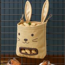 Rabbit Hanging Hay Bag, Rabbit Shaped Feed Bag For Guinea Pigs, Hamsters, Small Pet Supplies - Multicolor - View 5