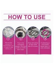 管道疏通粉，适用于清除多种材质管道中因食物、油脂、毛发等造成的堵塞。 - 粉狀 - 查看 6