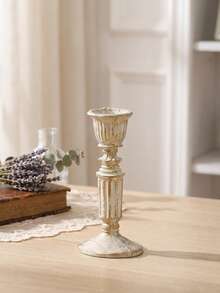 Bộ 1 chân nến kiểu Pháp cổ điển, đồ trang trí nhà cao cấp, đế nến thơm, trang trí bữa tối dưới ánh nến, trang trí bàn ăn, trang trí bàn làm việc, trang trí tiệc Valentine, trang trí phòng, quà tặng. - Nhiều màu - Xem 13