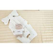 Novo Almofada Acolchoada Grossa para Carrinho de Bebê com Bordado Coreano INS para Outono/Inverno, Almofada de Assento de Carro para Bebê - Cor da imagem - Visão 5