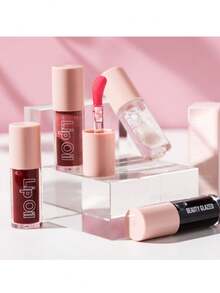 beauty glazed 7pcs/Set, Moisturizing Glossy Lip Glaze + 6pcs Lip Liner Set, Matte, Waterproof And Long-Lasting, No Smudge, Moisturizes Lips, Daily Makeup, Create A Perfect Lip Makeup - 唇線筆#裸粉色+B180#104 - 查看 11