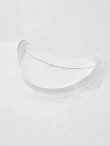 Men's Summer Casual Letter Graphic Round Neck Tank Top - White - View 5