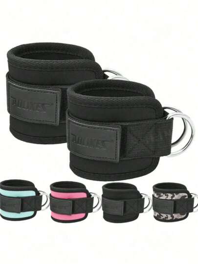 2pcs Leg Muscle Training Ankle Straps For Glute And Leg Workout