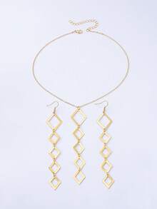 Women Jewelry Sets - Yellow Gold - View 5