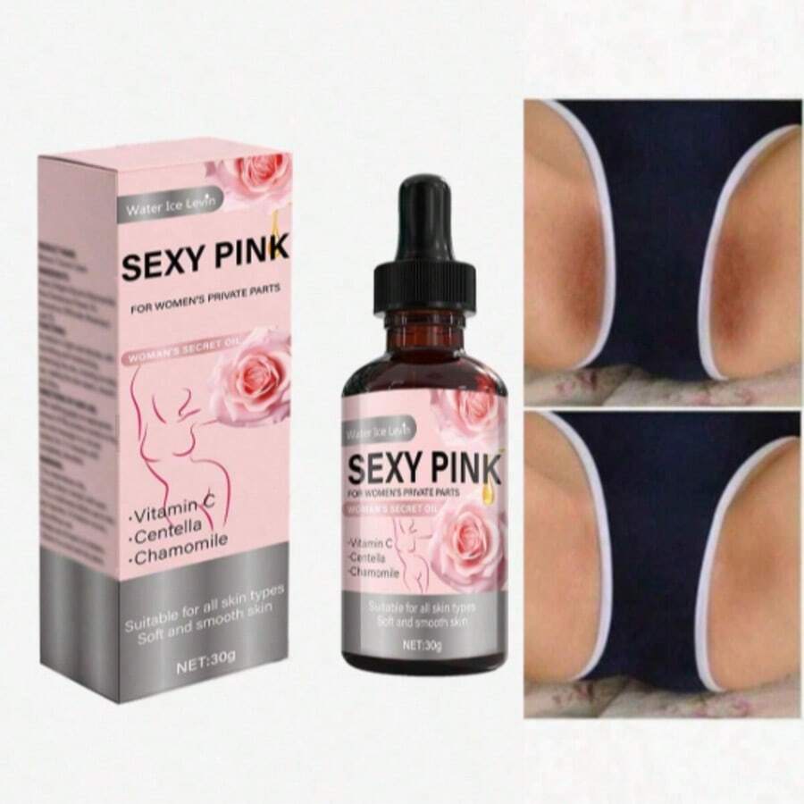 私密美白精华液，蕴含维生素C、积雪草和洋甘菊，有效去除异味，令面部、身体、手臂、腋下、私密部位、膝盖和手肘的肌肤柔软光滑。 - 粉色 - 查看 1