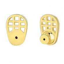 2Pcs 2026 New Earring Back Covers, Suitable For Dangle Earrings, Shaped Earring Lifter Back Covers, Suitable For Heavy Earrings, Locking Earring Back Cover Replacement, Suitable For Rhinestone Large Back Covers. Jewelry, Suitable For Women, High Quality, Earrings, Suitable For Women, High Quality