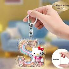 26pcs Fashionable Cartoon Cat Acrylic English Alphabet Pendant, Suitable For Bag Charm, Keychain, Holiday Gifts, Birthday Gifts, Reward Points Redemption Gifts, Business Gifts, Promotional Gifts, Conference Gifts, Welfare Gifts, Festival Gifts, Awards Commemoration, Public Relations Gifts, Etc. - Multicolor - View 37