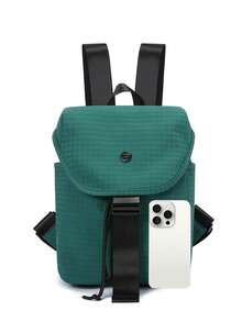 Męska torba listonoszka w miejskim stylu, uniwersalna, do dojazdów do pracy, na zakupy, w podróż, na imprezę, do sportu i na powrót do szkoły, minimalistyczna, prosta, o dużej pojemności, lekka, do noszenia na zewnątrz - Ciemnozielony - Zobacz 6