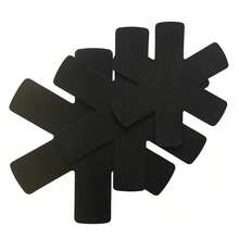 6pcs/3pcs/9pcs/12pcs Pot Holders, Modern Non-Woven Fabric Kitchen Pot Holders Felt Pot Pads, Mother's Day, Halloween, Christmas Kitchen Supplies - Black - View 10