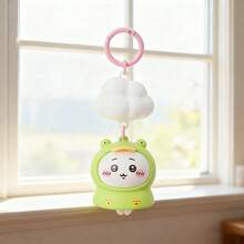 Miniso 千川系列 千川风雨衣发光挂件，硅胶材质+发光功能，可爱青蛙雨衣造型，登山扣设计，适合背包挂件/钥匙扣/随身装饰，可爱发光挂件（1个） - 綠色 - 查看 2