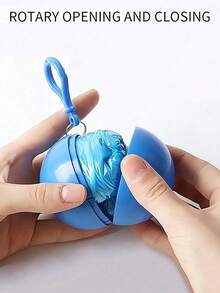 Bộ 1/3/5/8 quả bóng áo mưa di động, áo mưa dày dặn dùng một lần kèm hộp đựng hình cầu, thích hợp cho leo núi và cắm trại; có thể treo trên ba lô; màu sắc ngẫu nhiên. - Nhiều màu - Xem 6