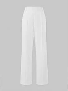 Conjunto casual elegante de 2 peças para primavera/verão, para deslocações diárias, escritório e negócios, conjunto casual feminino, conjunto feminino elegante, roupa árabe branca - Branco - Ver 10