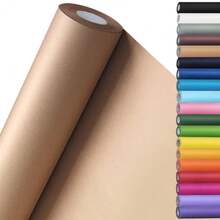 SMART&CASUAL 15\ X 900\ (75') Kraft Paper Roll For Art Craft Supplies Gift Wrapping Moving PacFKing  Painting Drawing Paint Easel Poster Chart Paper (Brown, 15\ W X 900\ L (75')) - 棕色的 - 查看 2