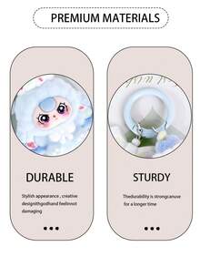 可爱迷你大耳朵心形毛绒钥匙扣卡通配饰，包包挂件，钥匙扣，精美钥匙扣配饰，手机挂饰，女士礼物，钥匙扣，包包挂件，汽车钥匙扣，钥匙扣挂绳，钥匙扣配件，情侣钥匙扣，圣诞礼物，生日礼物，朋友礼物，节日礼物，活动纪念品，派对礼物 - 彩色 - 查看 7