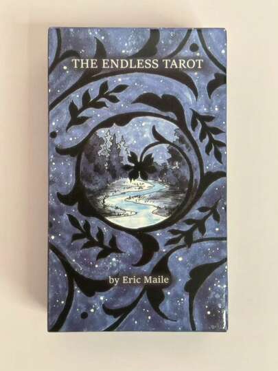 1 Set Infinite Spiritual Journey - Eternal Tarot Deck, Unbound By Time, Space Or Imagination, Explore Limitless Divination Possibilities. Suitable For Daily Tarot Reading, Deep Spiritual Exploration, And Beginner Tarot Learners