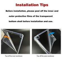 这款适用于 iPad 10 代的保护壳，采用高透明亚克力背板，带有笔槽，可自由 DIY 设计。它具有 Y 型多折叠多角度支架、磁吸式自动休眠/唤醒/智能省电折叠保护盖以及笔槽设计。 - 黑色 - 查看 5