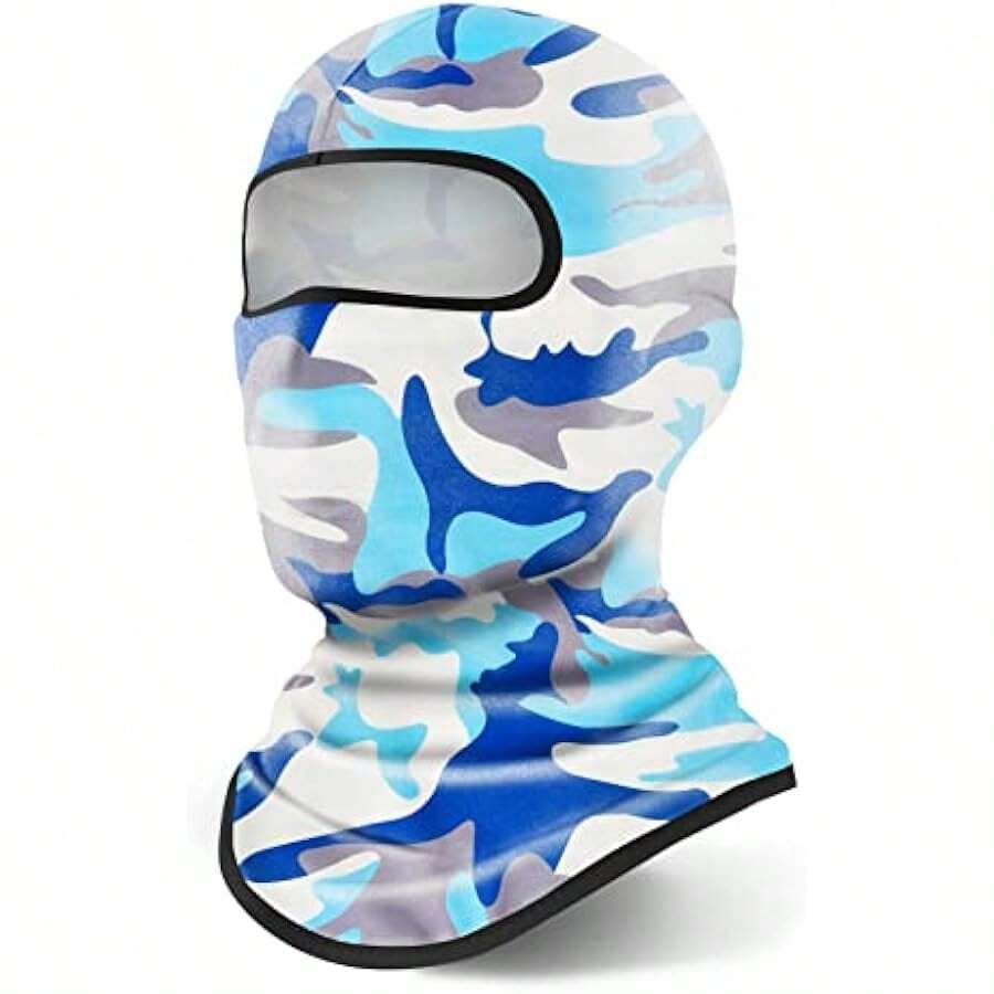 Cycling Face Mask Ski Mask For Men And Women, Winter Face Mask, Shiesty For Skiing, Snowboarding &Amp; Motorcycle Local Shipping 
﻿ - Camo Xanh - Xem 1