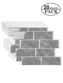 WalDecoo 1/10/20 Sheets Of 11.56" X 8.38" -Subway Tile Peel And Stick Backsplash - Waterproof, Stain-Resistant, Easy DIY Installation.Removable Self Adhesive Wall Tile Sticker Kitchen Bathroom Backsplash For Festival Layout - Multicolor - View 18