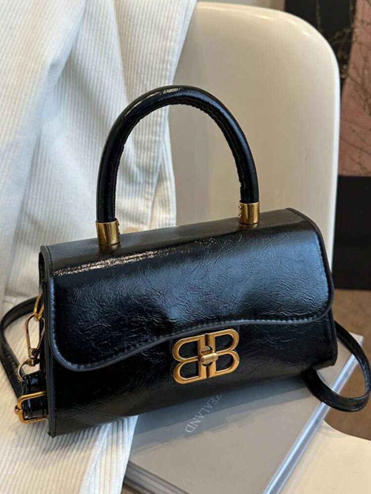 Women Top Handle Bags - màu đen - Xem 4
