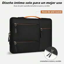 Funda para Laptop 15-15.6 pulgadas Maletín para laptop Hombres y Mujeres Funda para computadora Portafolios para laptop Compatible con 15-15.6 MacBook Pro MacBook Air Portátil Impermeable Negro,38993261 - Rosa Pálido - Ver 5