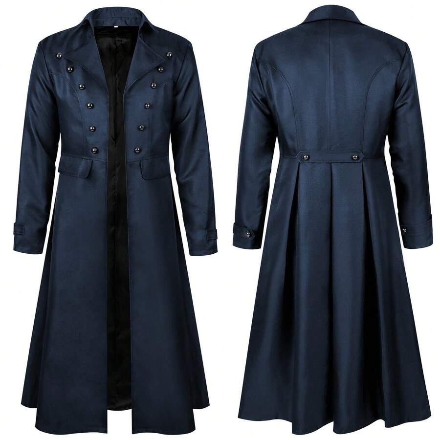 Men Cosplay Clothing - Blue - View 1