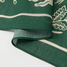 22\X22\ Flower Cotton Bandana Multi-Purpose Headbands - GreenLeaf - View 4