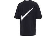 Nike Sportswear胸口經典Logo運動休閒透氣跑步訓練短袖正肩袖T卹 - 黑色 - 查看 2