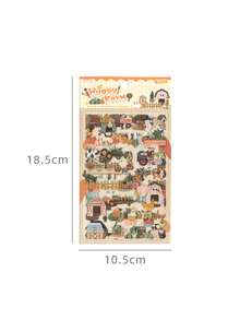 1pc Cutting Sticker, Floating Life Interesting Cross-Border Scrapbooking Sticker, Children Sticker, Pet Scrapbook Material - Multicolor - View 10