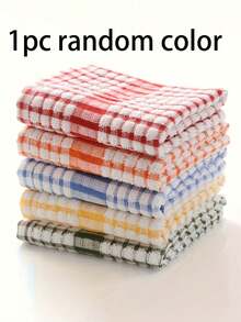 Absorbent Plaid Dish Towels Kitchen Cleaning Cloths Kitchen Cleaning Towels Reusable Dish Cloths Clean Rags Highly Absorbent Suitable For House Bathroom Kitchen Camping Picnic Car Care And Outdoor Use Easy To Clean Kitchen Supplies Car Cleaning Supplies Camping Essentials - Multicolor - View 13