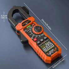 CM02 Digital Clamp Meter Multimeter 600A/1000A Ammeter Voltage TesterClamp Meter Multimeter Direct/Alternating Voltage Current 6000 Counts Ammeter Voltmeter NCV Resistance Capacitor Tool Electrician