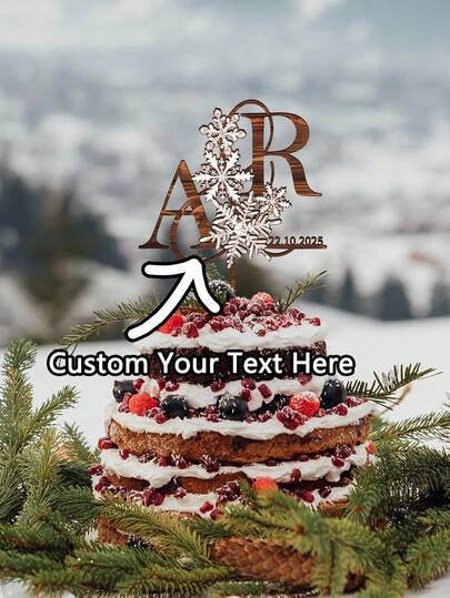 Pancarta personalizada para decoración de pastel de boda, decoración de ceremonia del Día de San Valentín, decoración personalizada para pastel de aniversario de boda, adecuada para cualquier ocasión, accesorios de decoración para ambiente festivo, regalo de aniversario, decoración creativa de postres, decoración personalizable de tarta con fecha y nombre