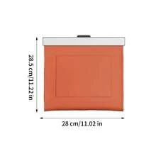 Car Seat Back Magnetic Waterproof Leather Trash Bag Organizer - Car Seat Back Magnetic Waterproof Leather Storage Bag - View 7