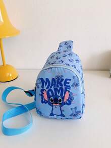 Disney Kids Bag, Mini Waist Bag, Boys/Girls Chest Bag, Girls Wallet, Cartoon Stitch Pouch, Cartoon Coin Purse, Shoulder Crossbody Toy Bag, Travel Bag, Holiday Gift Bag - Multicolor - View 18