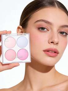 Dasique 4-Color Matte Blush Palette, High Color Payoff, Long-Lasting, Natural Glow, Lightweight & Breathable, Vegan Formula, Fashionable Makeup Brand, Christmas Holiday Essential - #11 Cream Soda - 查看 3