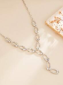 1 chiếc vòng cổ hình chữ Y phối họa tiết hình học Bohemian, thanh lịch, sang trọng, phù hợp cho tiệc tùng, hẹn hò, lễ hội, sinh nhật của phụ nữ, quà tặng trang sức đa năng. - vòng cổ - Xem 10