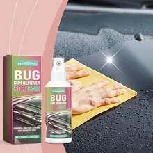 Car Bug Remover Cleaner, Paint Surface Decontamination Cleaner For Bird Droppings, Tree Sap, Bug Residue, Foam Cleaning Agent - Multicolor - View 4