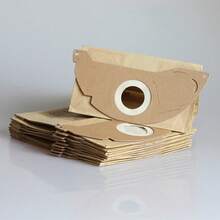 通用吸尘器尘袋，兼容WD2 MV2 WD3 MV3等型号，滤纸替换袋 - 棕色 - 查看 8