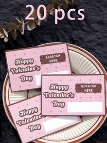 10张/20张刮刮乐爱情券，DIY情人节爱情券，DIY浪漫情侣约会刮刮卡，夜晚卡，送给妻子、丈夫的情侣礼物，结婚纪念日，母亲节