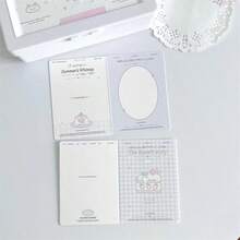 20pcs/Set INS Style Mini Folding Cards, Cardboard Protective Sleeves, Decorative Folding Pages, DIY Greeting Cards - Multicolor - View 4